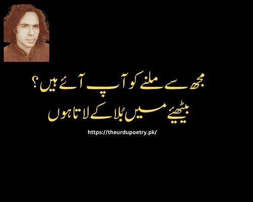 2 line john elia poetry