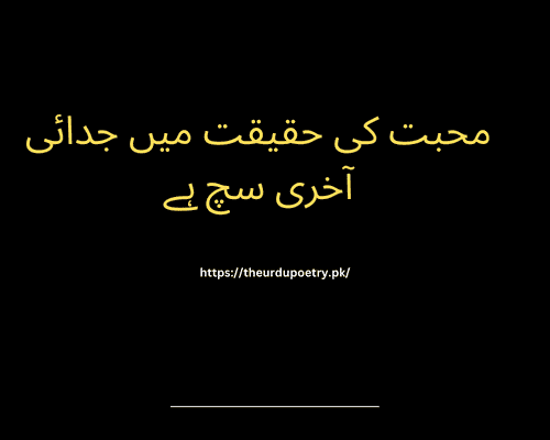 urdu one line poetry