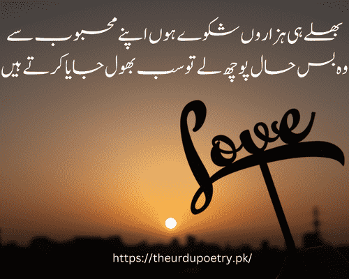 love quotes in urdu 2 lines