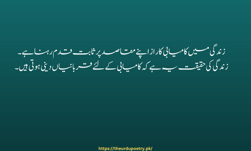 21+ Life Quotes in Urdu About Life Reality